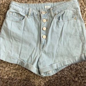 BDG High Rise Denim Shorts